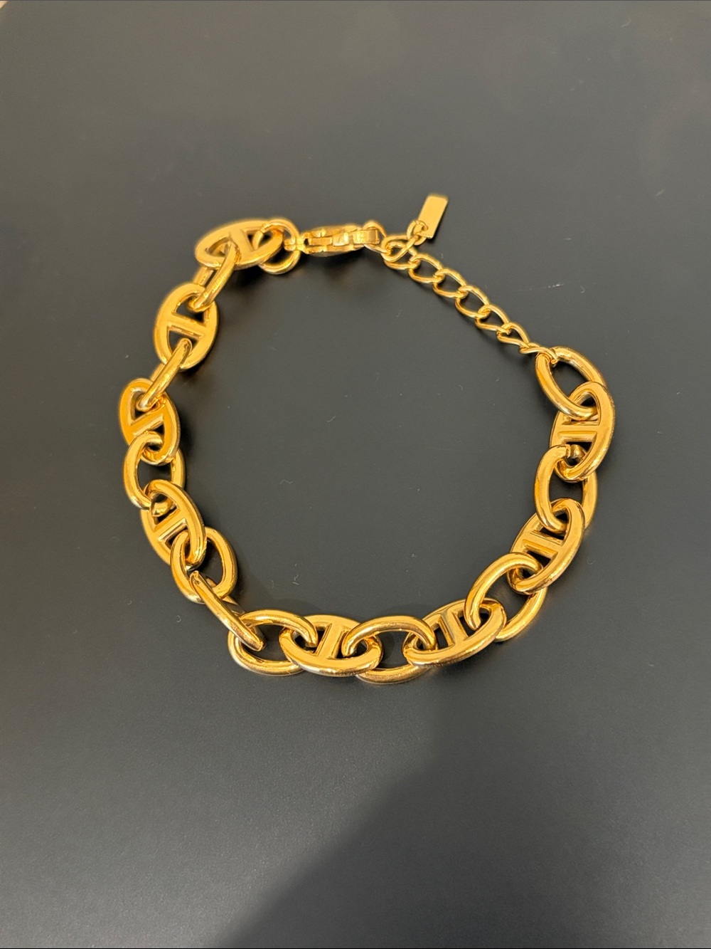 Stainless steel Gold Link Chain Bracelet - Women's Fashion Jewelry